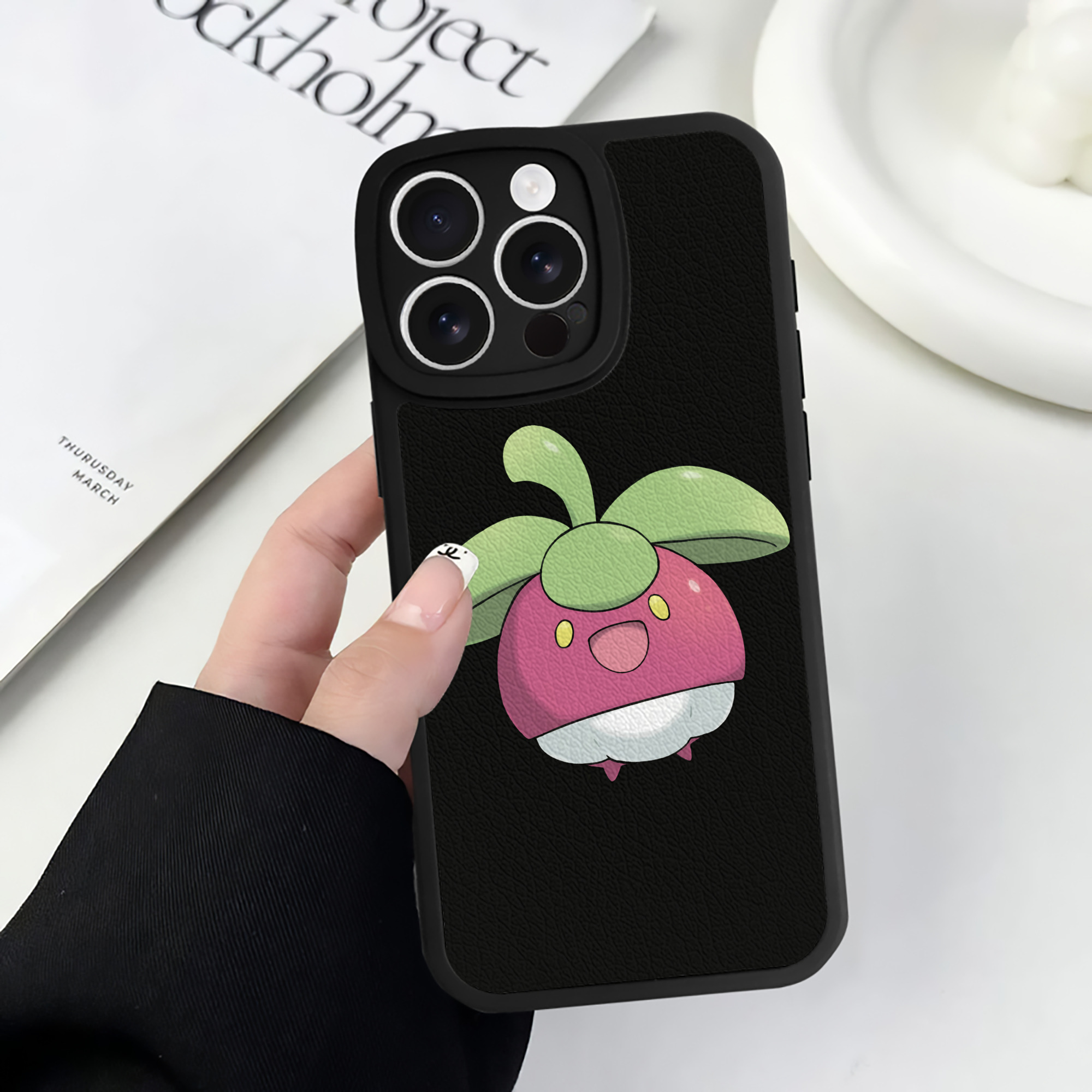 （画像用） ポケットモンスター Pokémon 【iPhone 16シリーズ対応】シリコンスマホケース（レザー調） 材質：シリコン